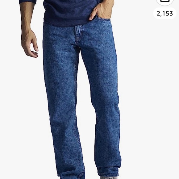 Lee Other - NWT Lee regular fit 36x34 dark stone jeans